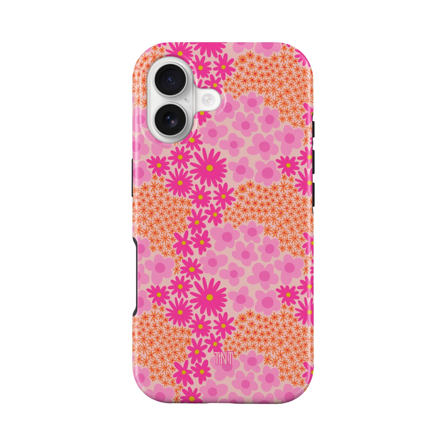 Pink Preppy Sunmer Florals Tough MagSafe Phone Case