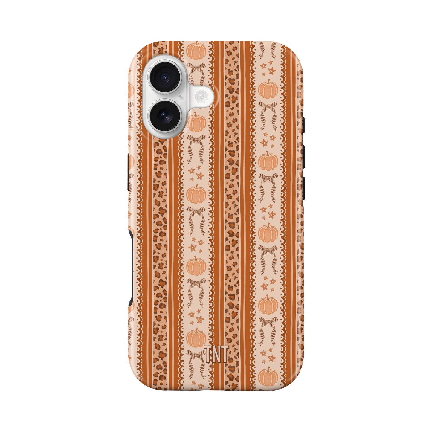 Fall Stripes Autumn Pumpkin Tough MagSafe Phone Case