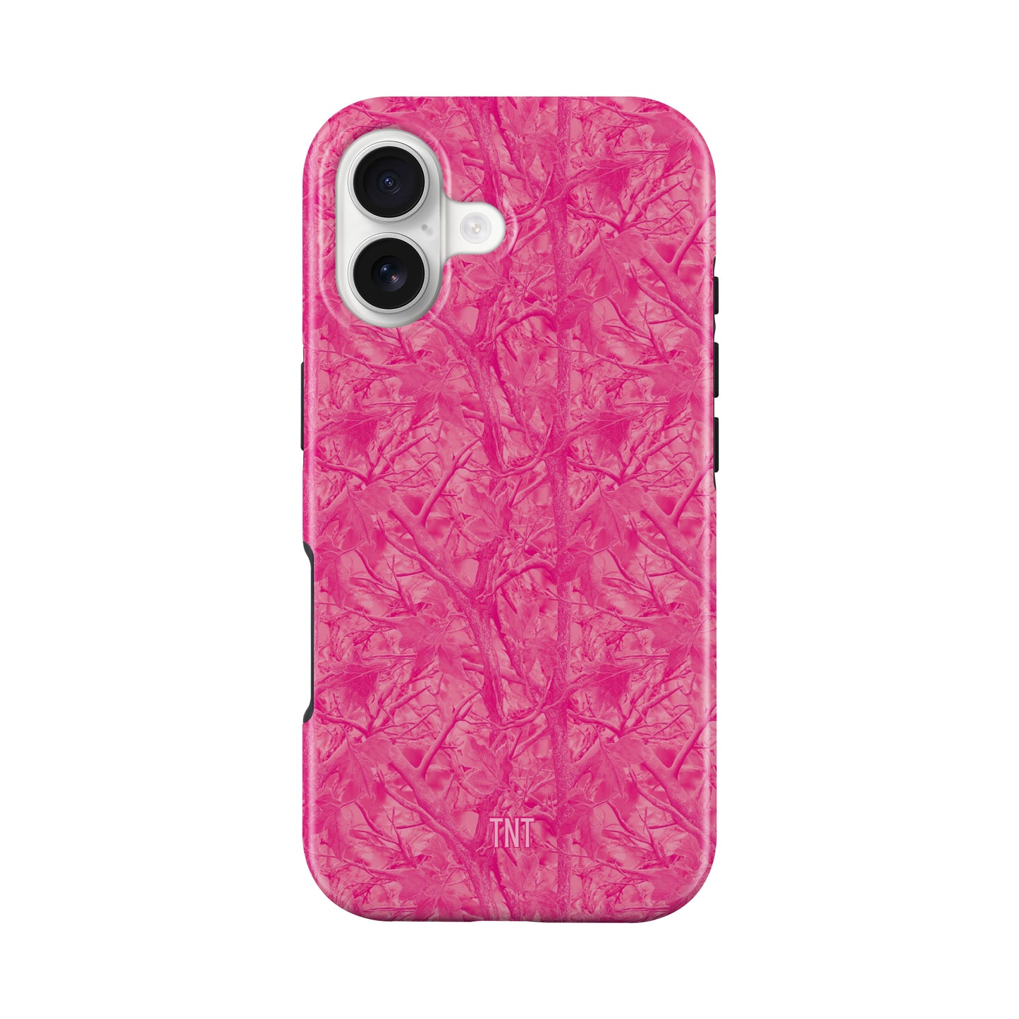 Hot Pink Tree Camo Tough MagSafe Phone Case