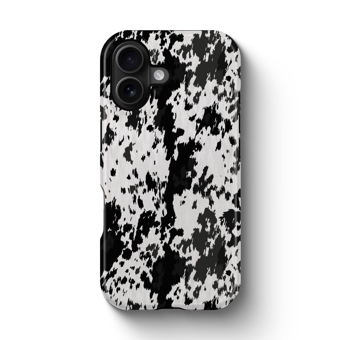 Western Cowhide Print Tough Magnetic Mobile Phone Case