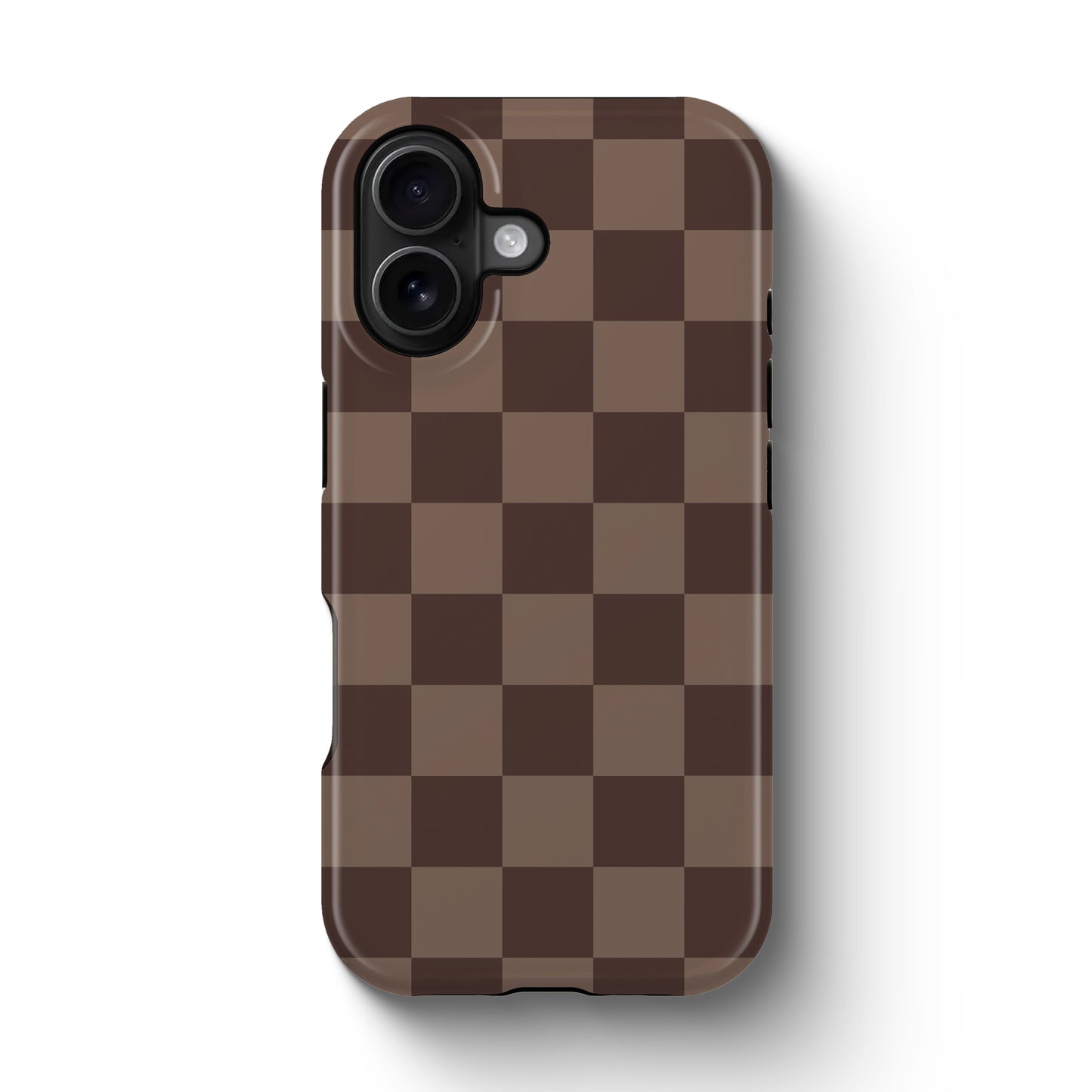 Fall Brown Checkered Tough Magnetic Mobile Phone Case