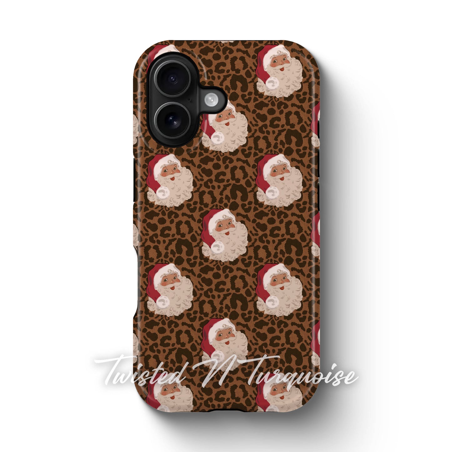 Cheetah Santa Magnetic Tough Phone Case