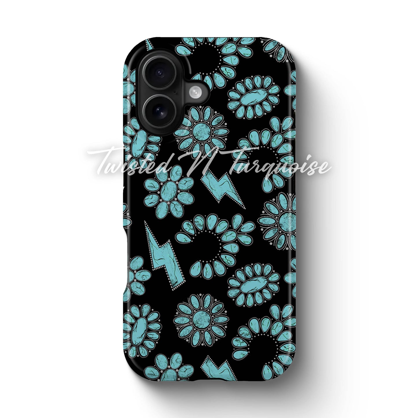 Turquoise Jewelry Western Tough Magnetic Phone Case