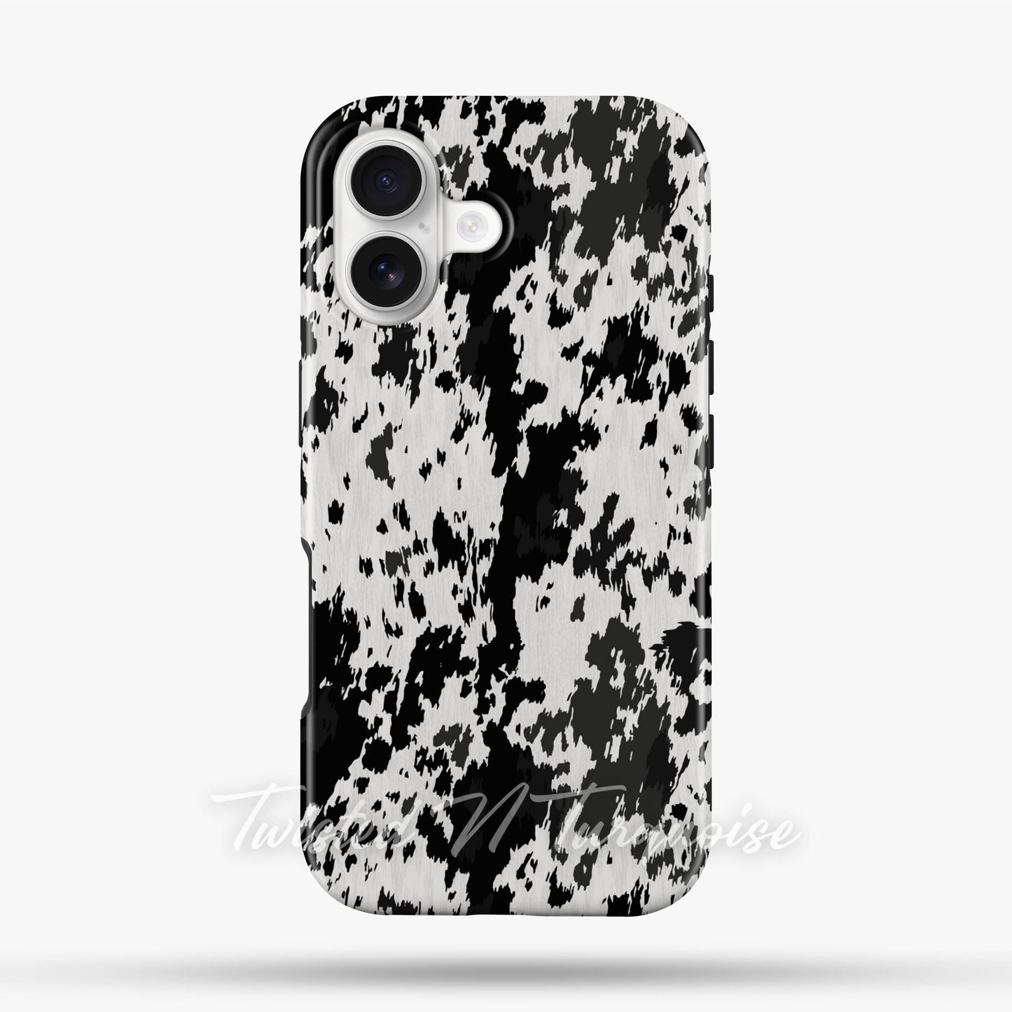 Western Cowhide Print Tough Magnetic Mobile Phone Case