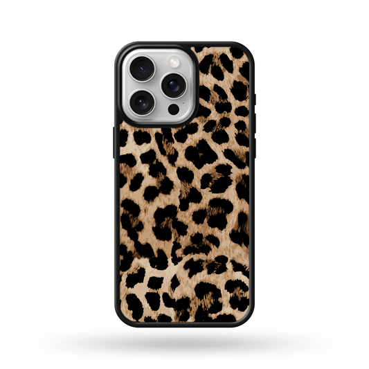 Leopard Print MagSafe Compatible Phone Case