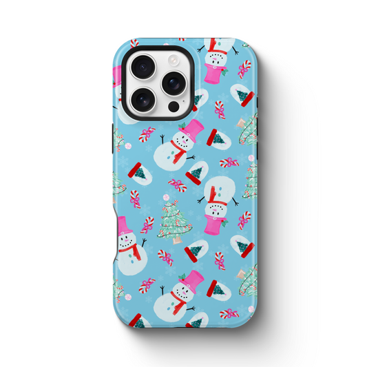 Nostalgic Snowman Magnetic Phone Case