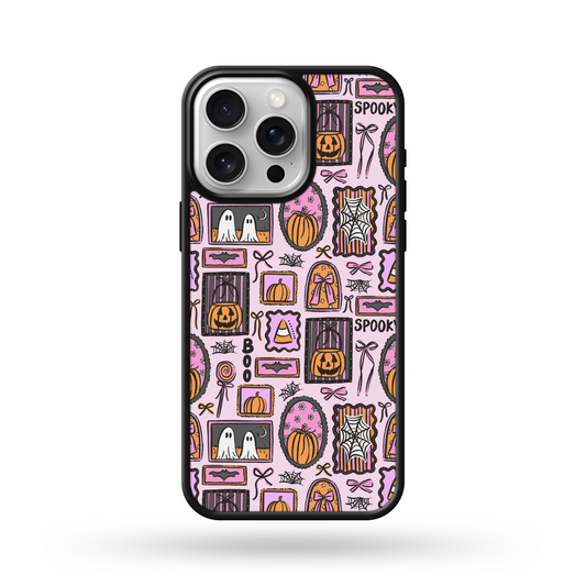 Pink Halloween Patchwork Phone Case