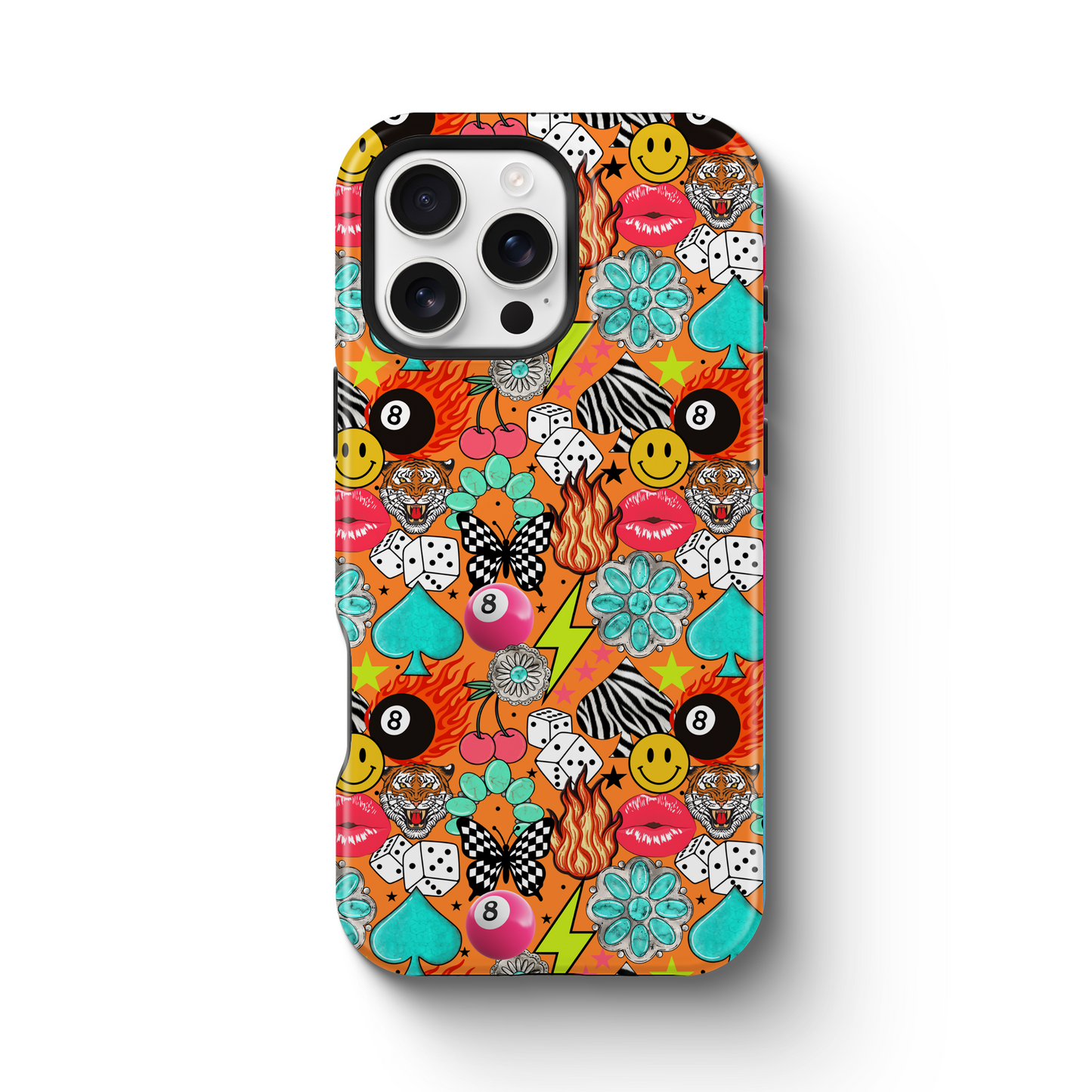 Preppy and Punchy Collage Phone Case