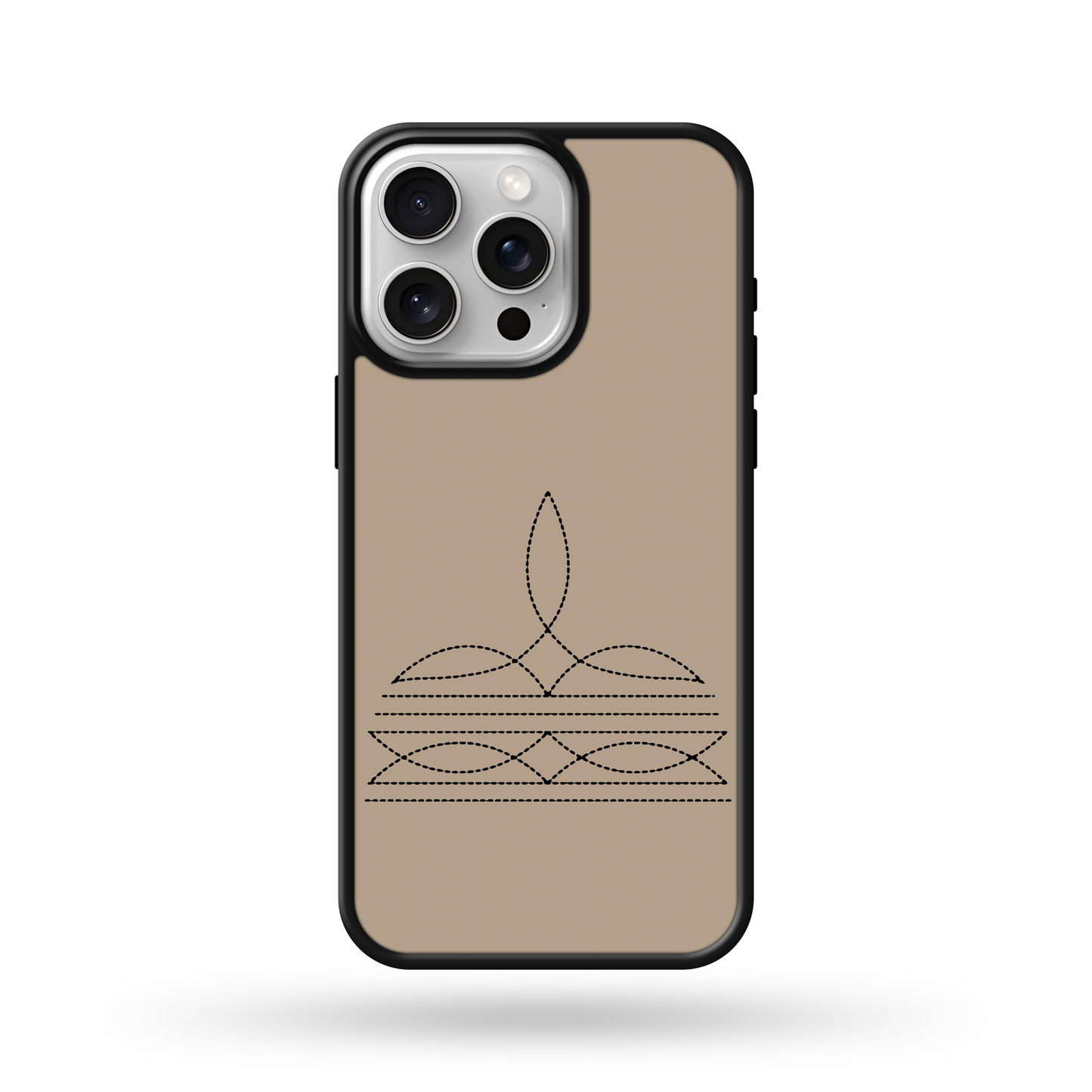 Sand Boot Stitch Western MagSafe Compatible Phone Case