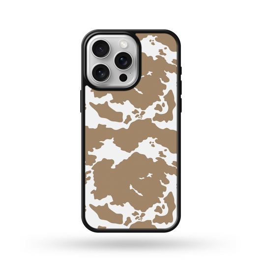 Sand Cowhide MagSafe Compatible Phone Case