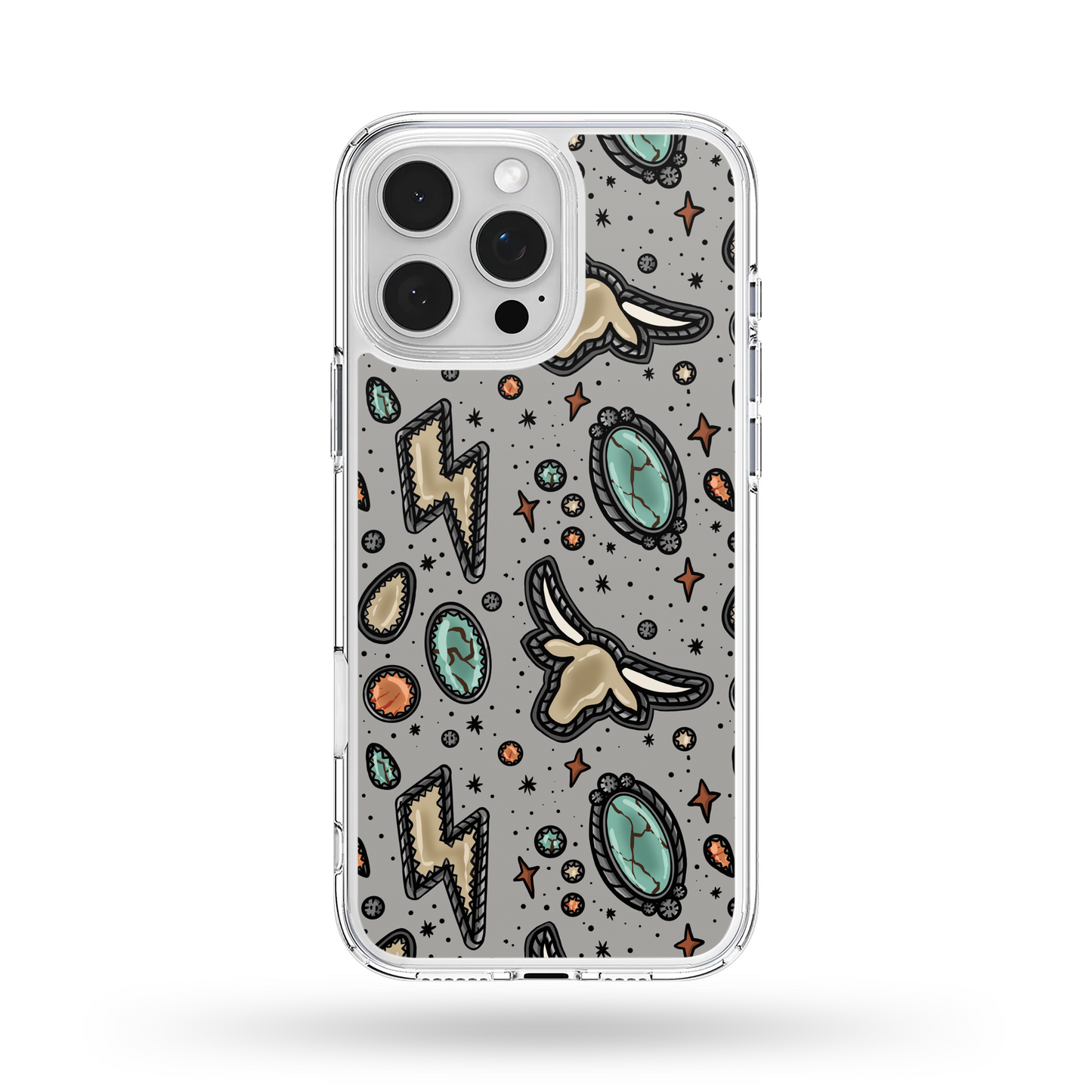 Sand Punchy Longhorn MagSafe Compatible Phone Case