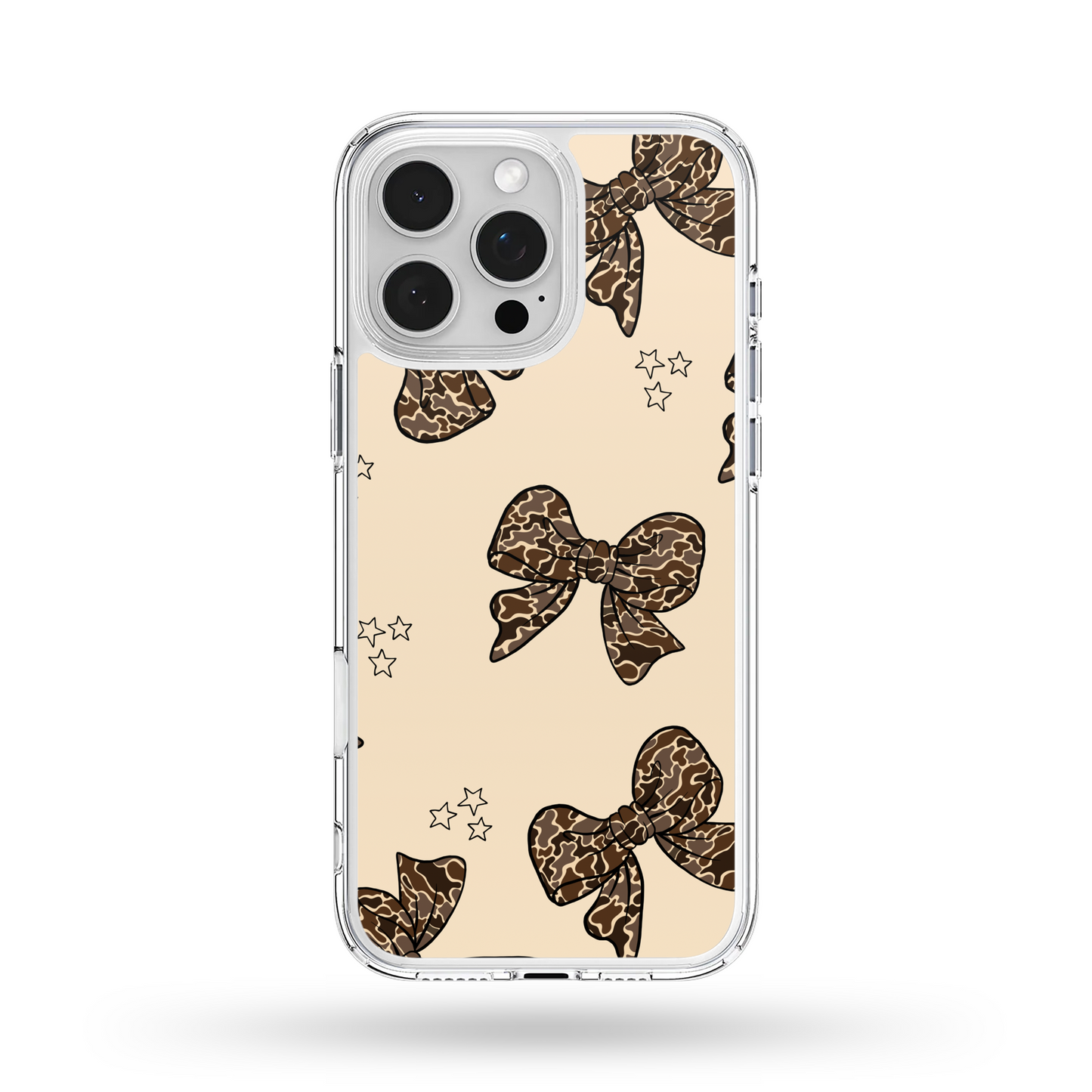Sandy Camo Bow MagSafe Compatible Phone Case