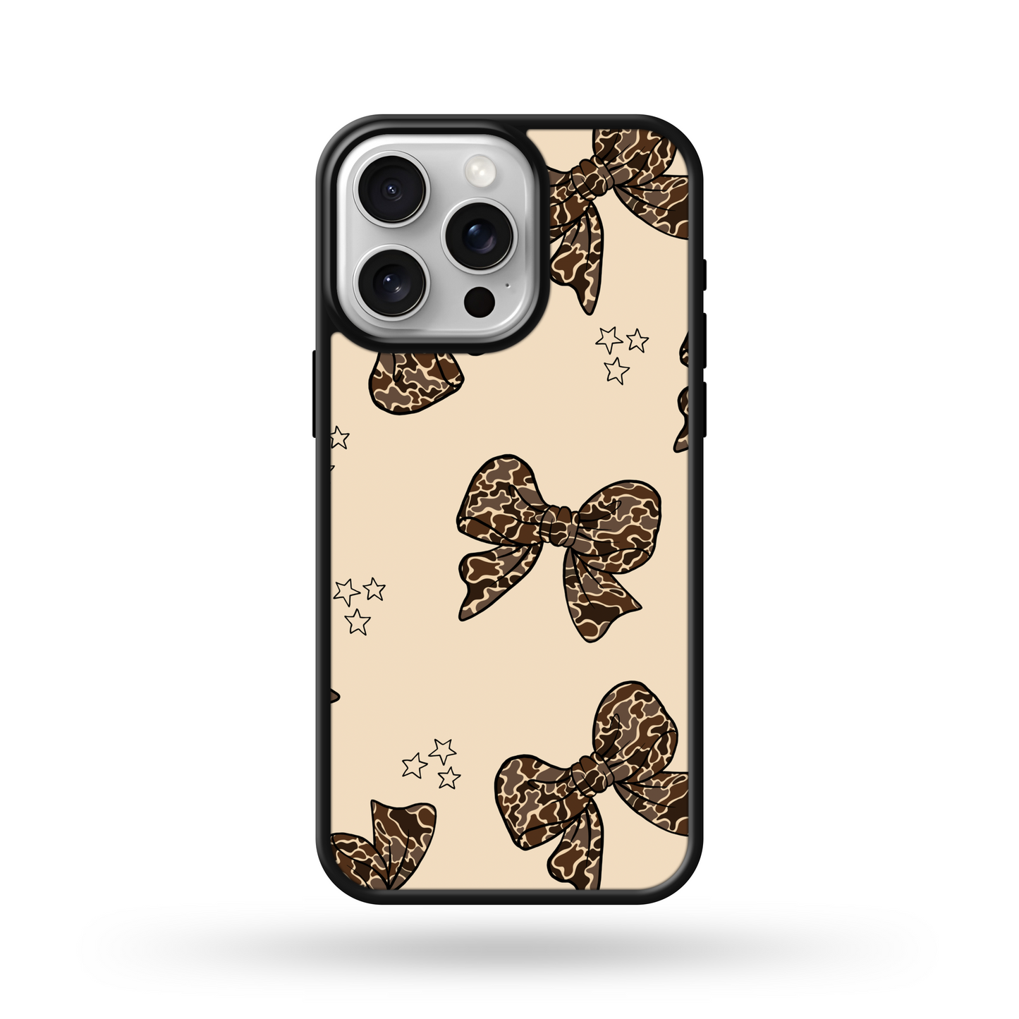 Sandy Camo Bow MagSafe Compatible Phone Case