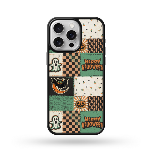 Happy Halloween Patchwork Phone Case