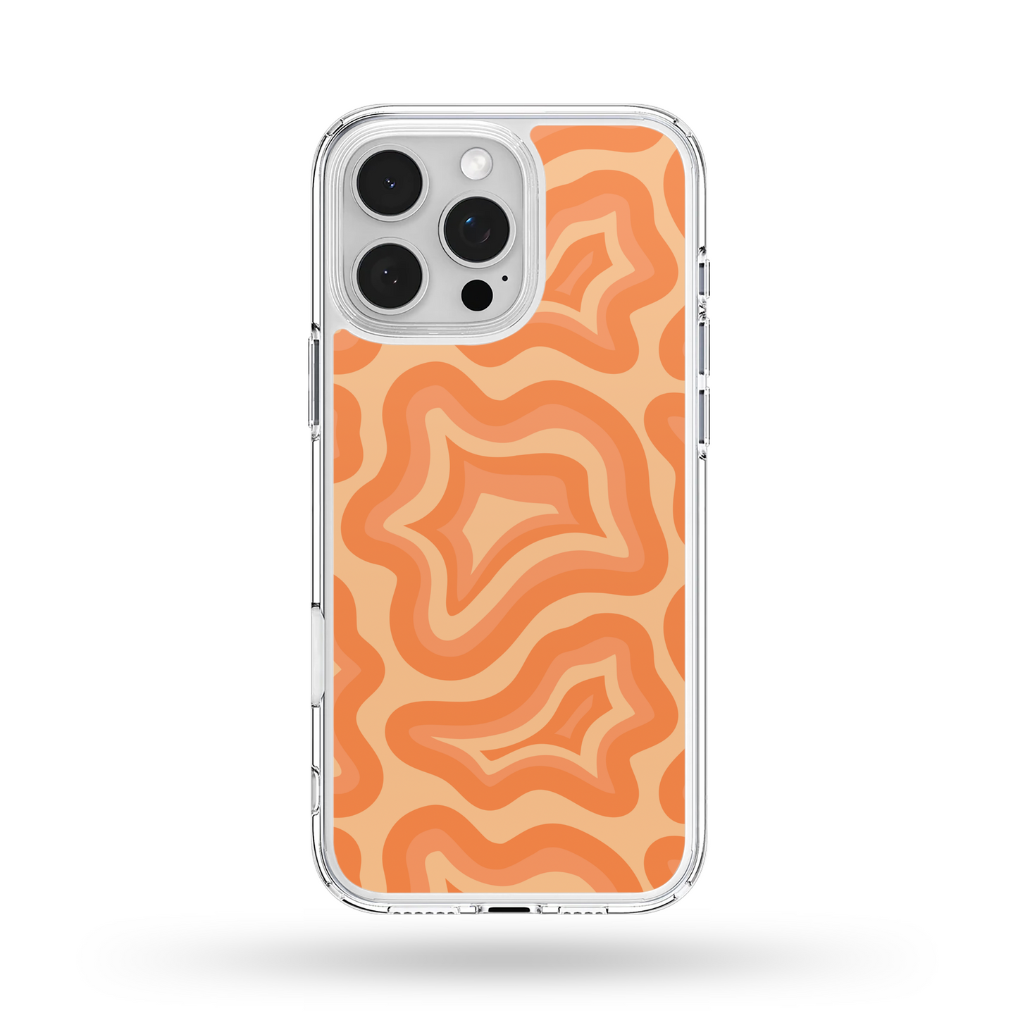 Sunset Retro Swirls MagSafe Compatible Phone Case