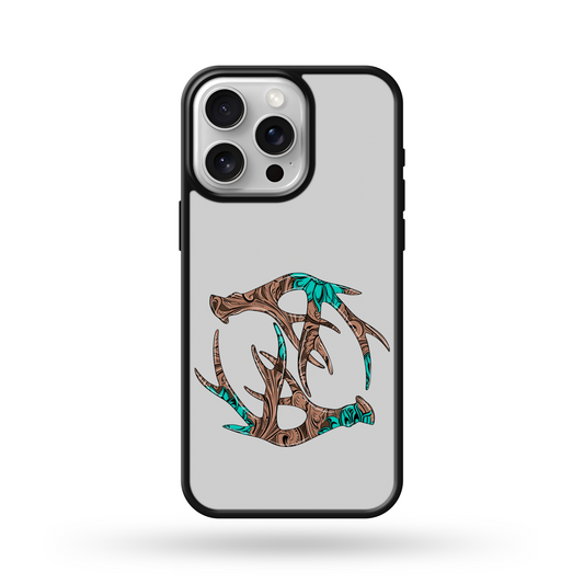 Tooled Antler MagSafe Compatible Phone Case